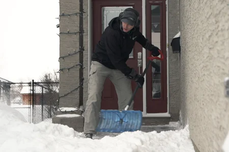 snow removal from home steps and driveway