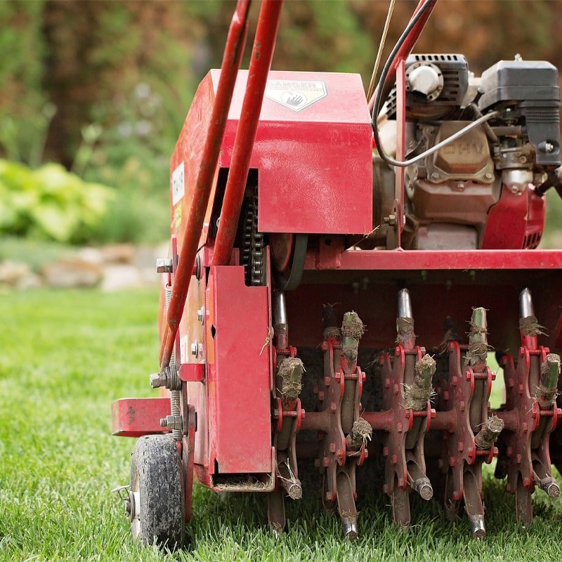 Core aeration service in Regina – professional lawn aeration for healthier grass by Weed Pro Regina.